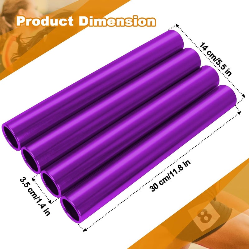 Supvision Aluminum Alloy Relay Batons Sets for Track and Field Durable Lightweight for Sports Teams Suitable for Athletes Seeking High-Performance Equipment in Outdoor Activities - Image 2